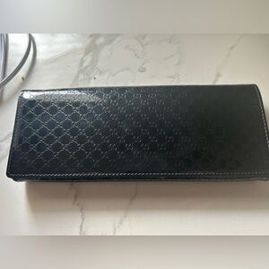 Gucci Black Patent Leather Clutch